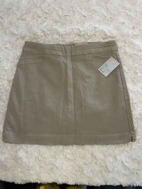 croft & barrow Khaki/Tan Skort